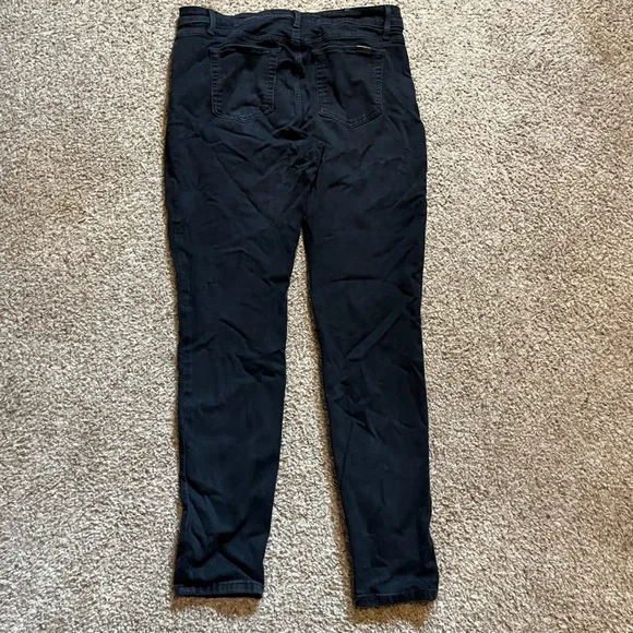 Joes Jeans Flawless The Charlie High Rise Skinny Jeans Black Stretch Denim 32 - Picture 3 of 12